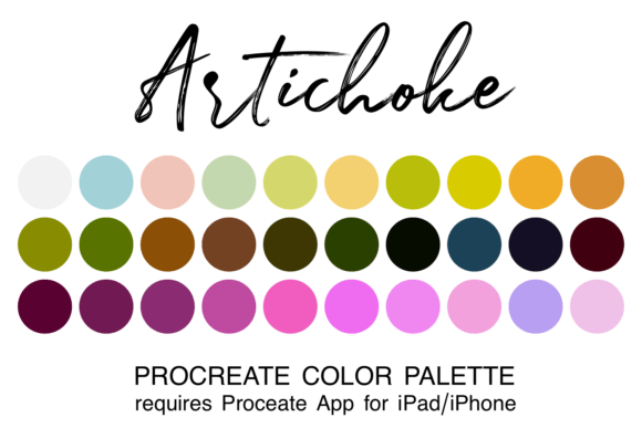 Artichoke Procreate Color Palette: Your Shortcut to Stunning Digital Art