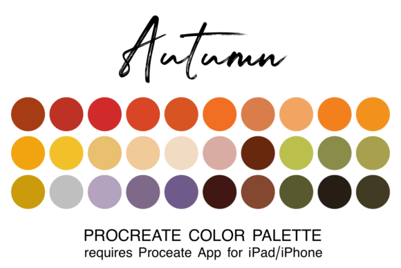 Autumn Procreate Color Palette: A Designer’s Guide