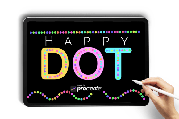 Color Dot Line Procreate Brush: Adding Playful Energy to Your Digital Art