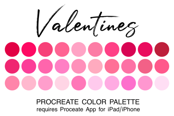 Effortless Valentine’s Art: The Procreate Color Palette You Need