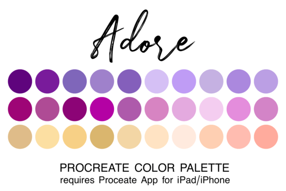 Elevate Your Procreate Workflow with the Adore Palette