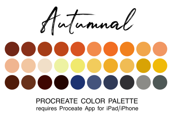 Embrace the Season: Your Autumnal Procreate Color Palette