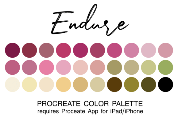 Endure Procreate Color Palette: Streamlining Your Creative Workflow
