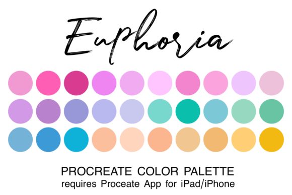 Euphoria Procreate Color Palette: Unlock Vibrant Artwork