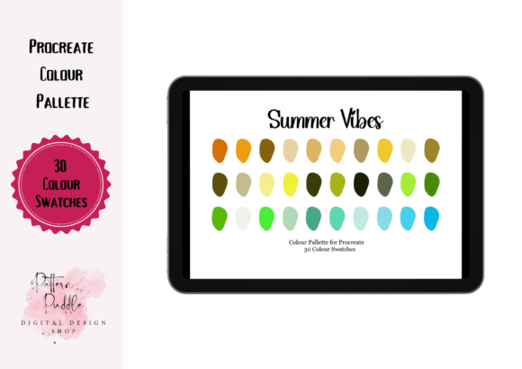 Infuse Your Artwork with the Procreate Color Palette Summer Vibes