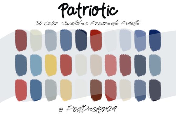 Procreate Color Palette Patriotic: A Bold Creative Toolkit