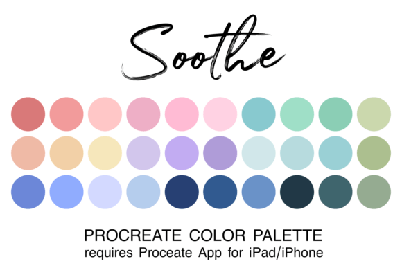 Soothe Procreate Color Palette: A Designer's Guide