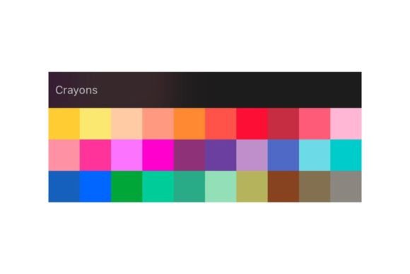 Unlock Authentic Texture: The Crayon Procreate Color Palette Bundle