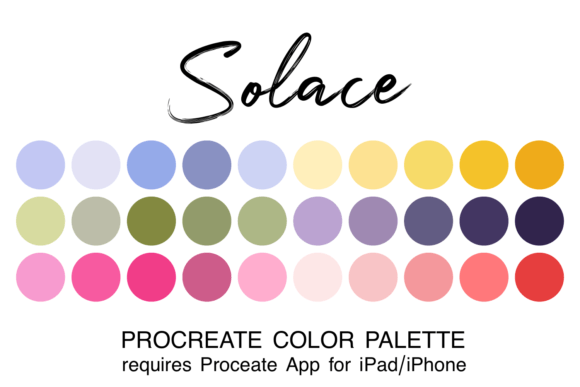Unlock Creative Flow with the Solace Procreate Color Palette