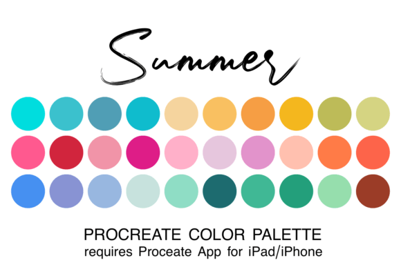 Unlock Effortless Summer Art with This Procreate Palette