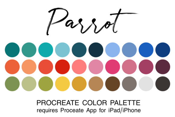 Unlock Vibrant Art: The Parrot Procreate Color Palette