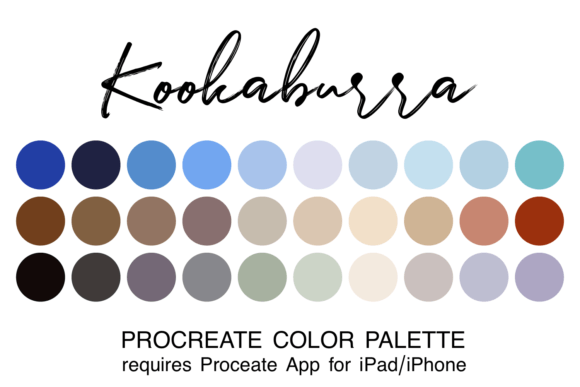 Unlock Your Creative Flow with the Kookaburra Procreate Color Palette