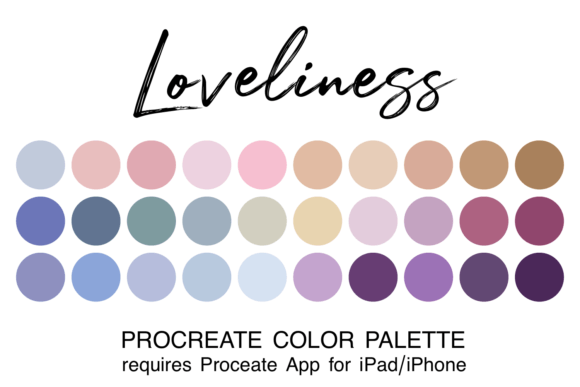 Unlock Your Creative Flow with the Loveliness Procreate Palette