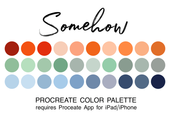 Unlock Your Creative Flow with the Somehow Procreate Color Palette