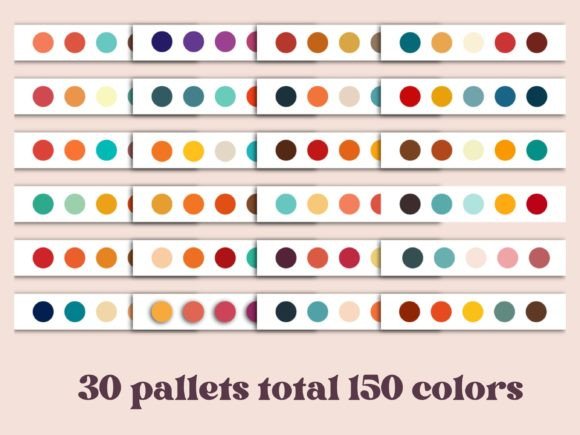Unlocking Vintage Charm with the Retro Procreate Color Palette Bundle