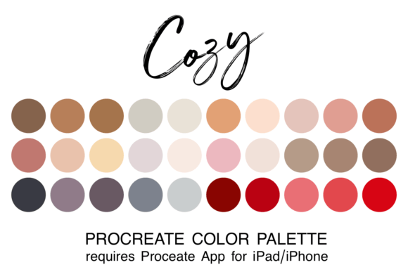Unlocking Warmth: The Cozy Procreate Color Palette